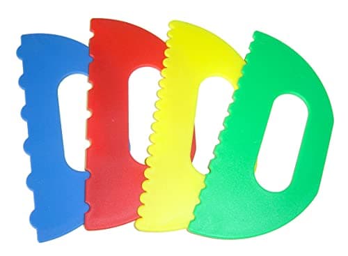 Image of Major Brushes Plastic Paint Scrapers Pack 4