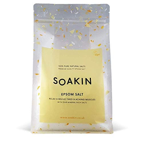 Image of Soakin Epsom Bath Salt 1KG - Relax & Revive Tired & Aching Muscles