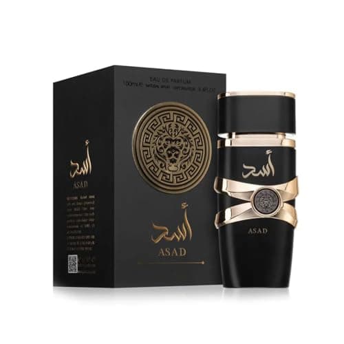 Image of Asad Eau De Parfum for Unisex - Long-Lasting Arabian Perfume Spray, 100ml - Luxury Fragrance for Men & Women (Asad Black)