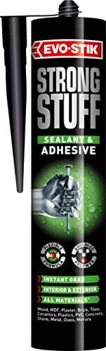 Image of 2 x Evo-Stik Strong Stuff Sealant Filler Grab Adhesive 290ml Cartridge 30813015