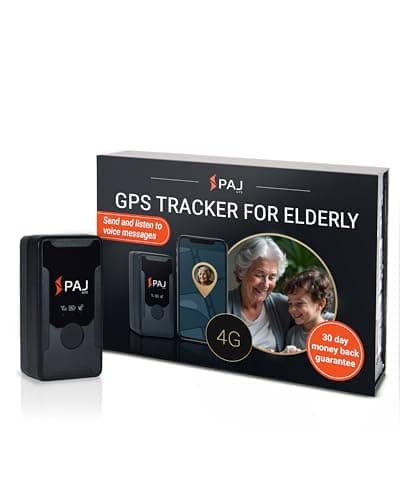 Image of PAJ Easy Finder 4G – GPS for Kids, Seniors & Dementia Care – Voice Messages, UK & Worldwide Real-Time Tracking, SOS Button, Up to 14 Days Battery Life