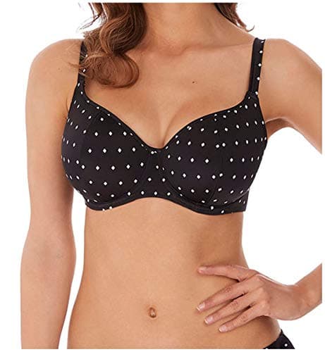 Image of Freya Jewel Cove Sweetheart Bikini Top Black Black 30D