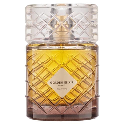 Image of Golden Elixir Reserve Perfume 100ml, Unisex Long Lasting Eau de Parfum | Spicy Oud Vanilla Luxury Fragrance | Signature Scent for Men & Women