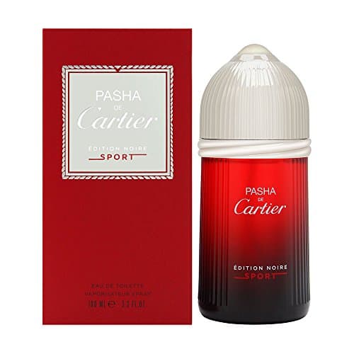 Image of Cartier Pasha de Edition Noire Sport Eau de Toilette Spray for Men, 3.3 Ounce