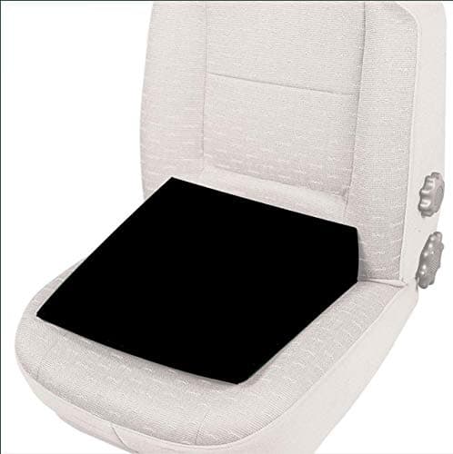 Image of BUY ALL HERE 11 Degree (High Density Foam) Seat Wedge Cushion for Cars Office Chairs for Back Pain, Lumbar Support, Sciatica Relief, Size 38 x 32 x 7.5 CM