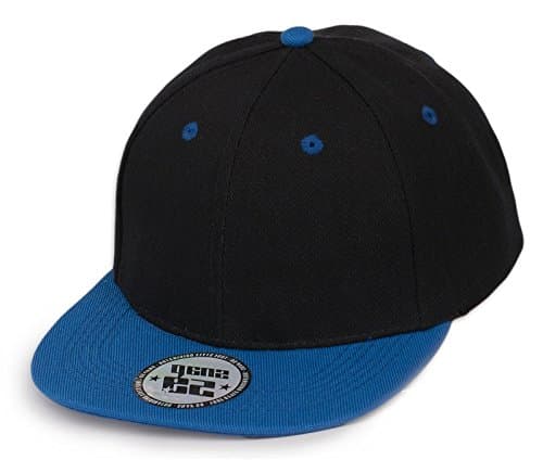 Image of 4sold Kids Snapback Hat Baseball Cap Hip-Hop (Black Blue)