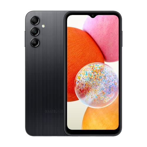 Image of Samsung Galaxy A14 4G Black, All Carriers, 64 GB (Renewed)