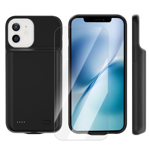 Image of Giabuao Battery Case for iPhone 11, 8500mAh Slim Rechargeable Extended Charge Charging Case, Portable Protective Power Bank for iPhone 11 (6.1") - Black