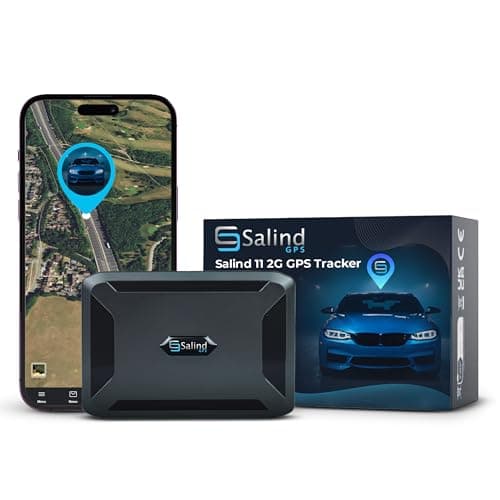 Image of SALIND 11 2G - Magnetic GPS Tracker for Cars, Other Vehicles and Business - UK & Worldwide Real Time Tracking, Safe Area, Route Memory System and Alarms - Battery up to 90 Days (standby)