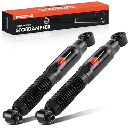 Image of Frankberg 2x Shock Absorber Strut Rear Left Right 390mm Gas pressure Compatible with C4 Grand Picasso I UA C4 Picasso I MPV UD Replace# 5206JA, 5206RC