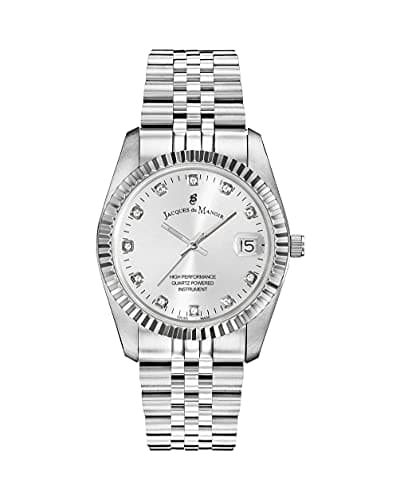 Image of Jacques Du Manoir Inspiration Women's Watch, 36 mm Analogue Quartz Watch with Stainless Steel Strap