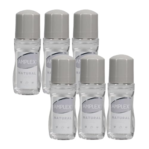 Image of Amplex Deodorant 50ml 6 Pack Natural Scent (Natural)