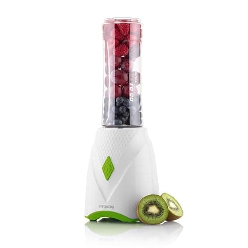 Image of HYUNDAI ELECTRONICS Blender PB900 I Blender for Smoothies I 300W I BPA Free Tritan Container (600 ml) I Stainless Steel Knife I up to 20,000 RPM