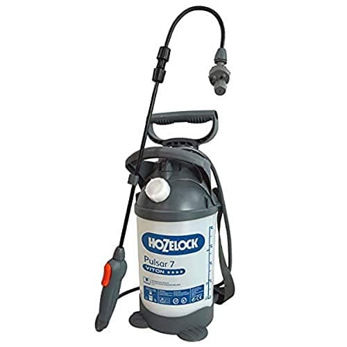 Image of HOZELOCK - Pressure Sprayer Pulsar Viton 7L : Ideal for Strong Treatments (Wood, Diy...), Viton Seals, Combines Practicality, Safety and Comfort, Separate Carrying Handle, Multi-jet Nozzle [5311 0000]