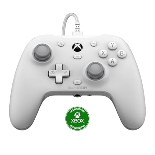Image of GameSir G7 HE Wired Controller, Officially licensed Controller for Xbox Series X|S, Xbox One, Windows 10|11, PC, Video Game Controller with Hall Effect Sticks (White)