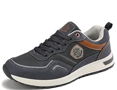 Image of ARRIGO BELLO Mens Casual Shoes Traine Walking Business Jogging Classic Outdoor Running Sneaker UK Size 7-11 (A2 Blue, size11)