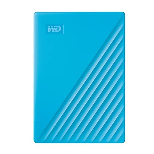 Image of WD 2TB My Passport Portable HDD USB 3.0, with software for device management, backup and password protection, Works with PC, Xbox and Playstation, Blue