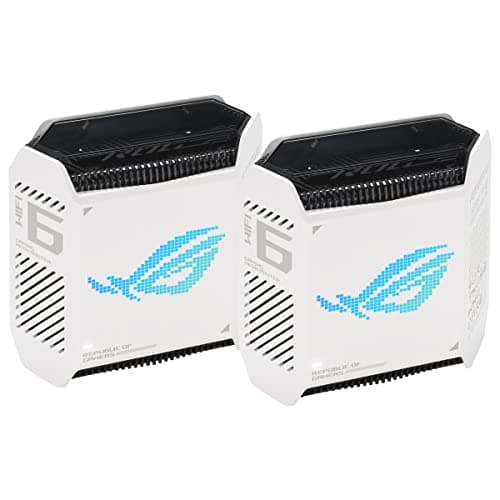 Image of ASUS ROG Rapture GT6 WiFi 6 Mesh System - 2 Pack - White - AX10000