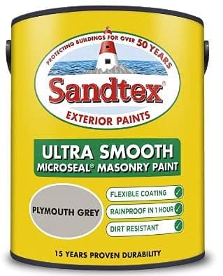 Image of Sandtex Smooth Masonry 5L Plymouth Grey