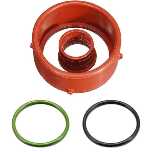 Image of 4pcs For Mercedes OM642 Turbo & Breather Intake Seal & Black & Green O Rings