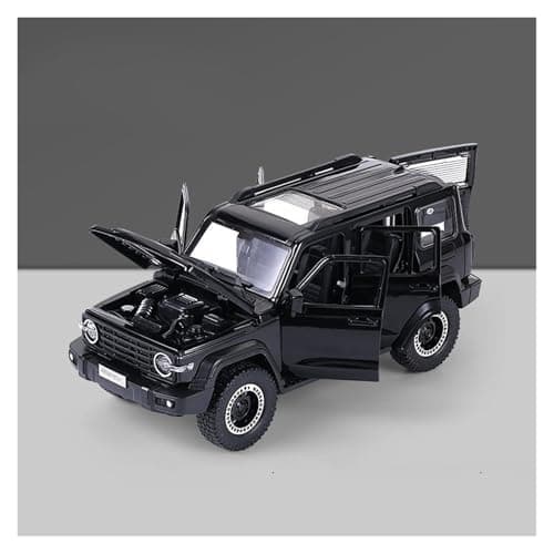 Image of AUDSNI Die-Cast Diecast Car Model 1:24 For Tank 300 Alloy Metal Diecast Car Model Display Ornaments(Black)