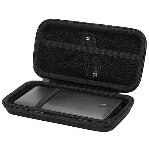 Image of Khanka Hard Travel Case Replacement for Anker 325/535 Power Bank PowerCore 20K Portable Charger 20000mAh, Case Only (Black)