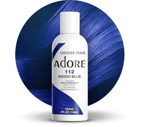 Image of Adore Shining Semi Permanent Hair Colour, 112 Indigo Blue