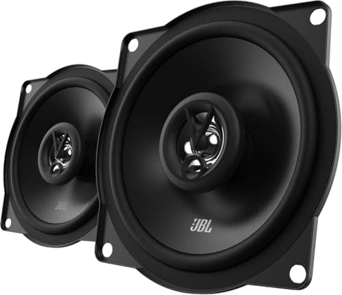 Image of JBL Stage1 51F 5.25" 2-Way Coaxial Car Speaker 30W RMS 150W Peak 4 Ohm 90dB polypropylene woofer mylar dome tweeter 75Hz–20kHz response for balanced clear audio in vehicles with consistent performance