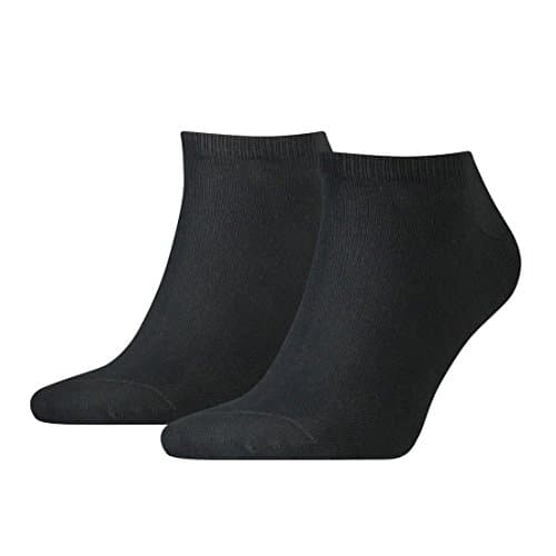 Image of Tommy Hilfiger Women's Sneaker 2P Ankle Socks, Black, Size 35