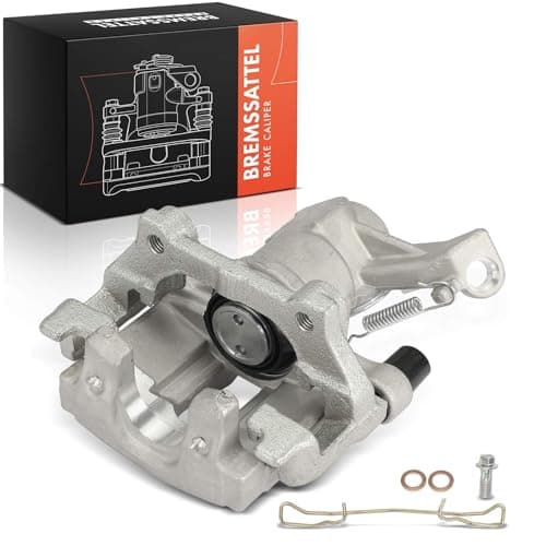 Image of Frankberg Brake Caliper Disc Brake Rear Right Cast Aluminium with Bracket (hole spacing 90mm) Compatible with Vectra C Vectra C CC 9-3 9-3 Cabriolet Replace# 93172184