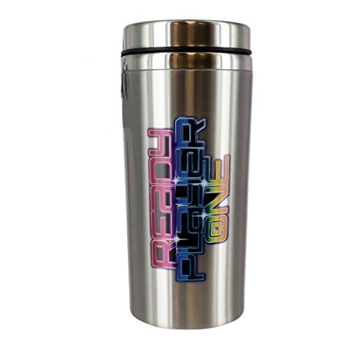 Image of Ready Player One Gunter Travel Mug, Stainless Steel, Multi-Colour, 8 x 8 x 18 cm