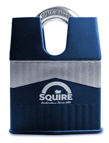 Image of Henry Squire Warrior High-Security Closed Shackle 5 Pin Cylinder Padlock, 65 mm (Length) x 34 mm ((Width))