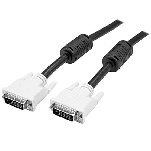 Image of StarTech.com 3m DVI-D Dual Link Cable - Male to Male DVI-D Digital Video Monitor Cable - 25 pin DVI-D Cable M/M Black 3 Meter - 2560x1600 (DVIDDMM3M)