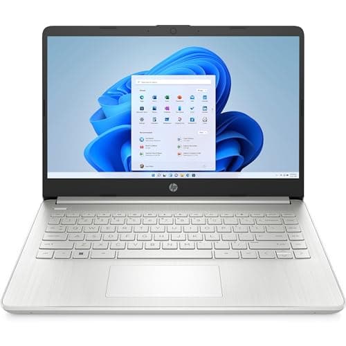 Image of HP 14s-dq2524sa Intel Core i3-1115G4 4GB RAM 128GB SSD 14 inch Full HD Windows 11 S Laptop Silver -RFB-834R4EA#ABU