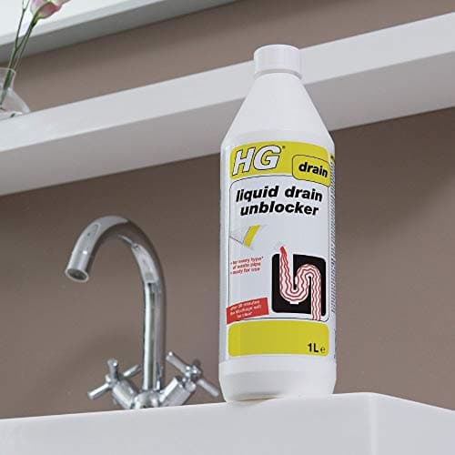 Image of HG 3 X Liquid Drain Unblocker 1L - Unblocks your drain within 30 minutes