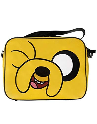 Image of Kids Character Yellow Faux Leather Shoulder Strap Messenger Bag