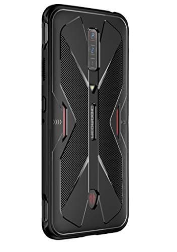 Image of GIOPUEY Case Compatible with Nubia Red Magic 6/6S/6S Pro/6 Pro, TPU Flexible Material Ultra-thin Cover, Anti-Fingerprint Slim Fit Phone Case [Wear Resistant] [Slip-Resistant] - Black