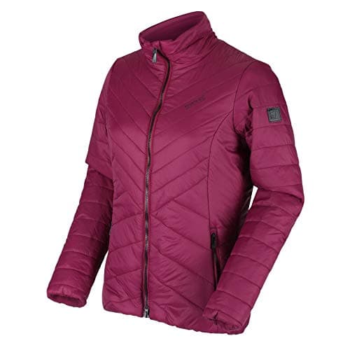 Image of Regatta Voltera Loft Lightweight Water Repellent Insulated Heated Baffle Quilted Jacket - Purple Potion, 14