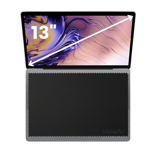 Image of LetsSwipeThat® Microfiber Macbook Keyboard Cover - 1 Pack for 13” Screen - Macbook Air Keyboard Protector - Microfibre Cloth Laptop Screen Protector - Apple Polishing Cloth from Recycled Microfibres