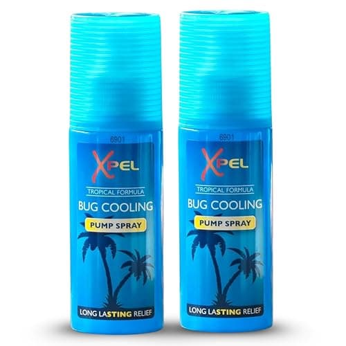 Image of Bug Bite and Sting Relief Cooling Spray – Tropical Formula for Long-Lasting Relief – Soothes Itchiness, Hydrates Skin – 70ml – Pack of 2 | SterlingSquare