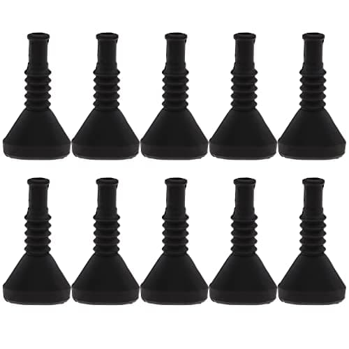 Image of Be In Your Mind 10pcs 4 Way Car Connector Waterproof Boot Sleeve Car Electrical Wire Dustproof Connector Boot Sleeve Silicone Plug Cap Cover