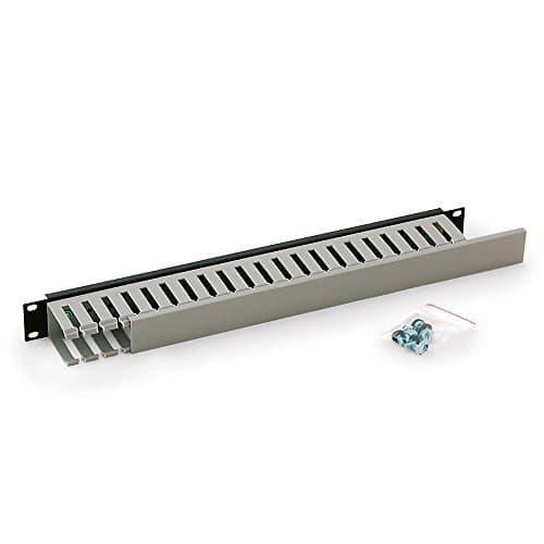 Image of 'Triton 19 Rack Panel 1u with Cable Trunking Single – Accessories (Black, 19 "/1 U)