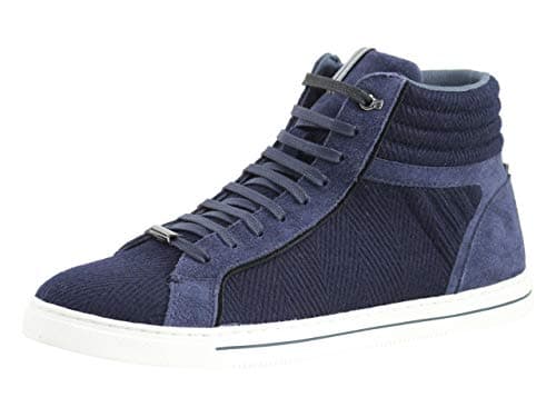 Image of Ted Baker Men's Luckan Dark Blue High Top Sneakers Shoes Sz: 12