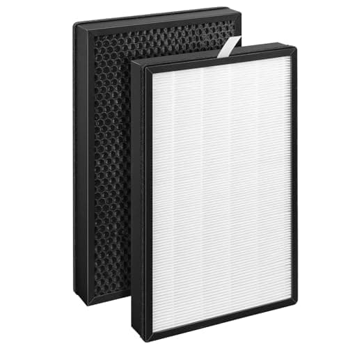 Image of 2 Pack P400 True HEPA Replacement Filters, Compatible with B-oneco Air Purifiers - Models: A401,A402,A403,Activated Carbon Filter Upgrade (2)