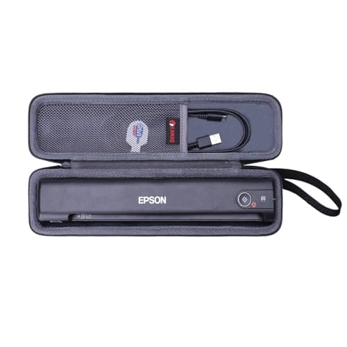 Image of XANAD Hard Case for Epson Workforce ES-50 / ES-55R / ES-60W / ES-65WR / DS-30 / DS-70 / DS-80W Document Scanner (Case Only)
