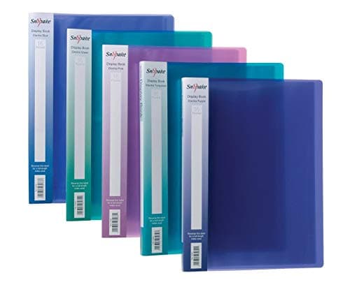 Image of Snopake 12219 - Display Book 24 Pockets A4 Electra Astd PK10
