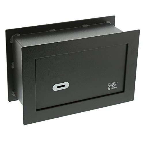 Image of BURG-WÄCHTER Wall Safe with Double Bit Lock, Pack of 1 Black, PointSafe PW 2 S, External Dimensions: 220 x 340 x 140 mm (HxWxD)