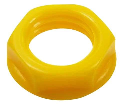 Image of NUT, Nylon, Yellow, 7/16"-UNF, Other Connector Accessories, Qty.10 | CL1420