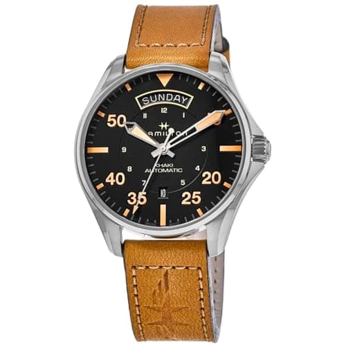 Image of Hamilton Men's Analogue Automatic Watch Khaki Aviation Swiss Made
