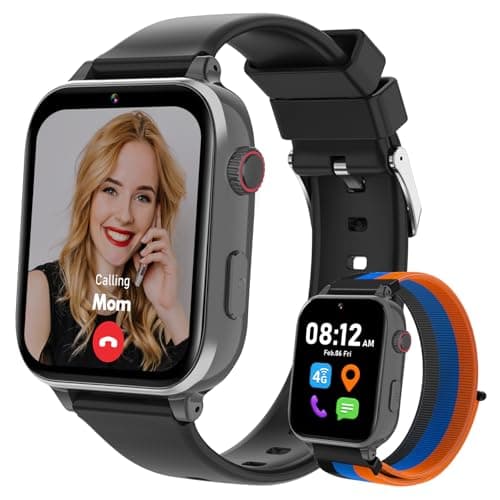 Image of BJLBOJEY Kids Smart Watch GPS Tracker 4G Kid Smartwatch for Boys Girls Phone Watch with Video Call SOS School Mode Pedometer Birthday for 5-12 Years Old